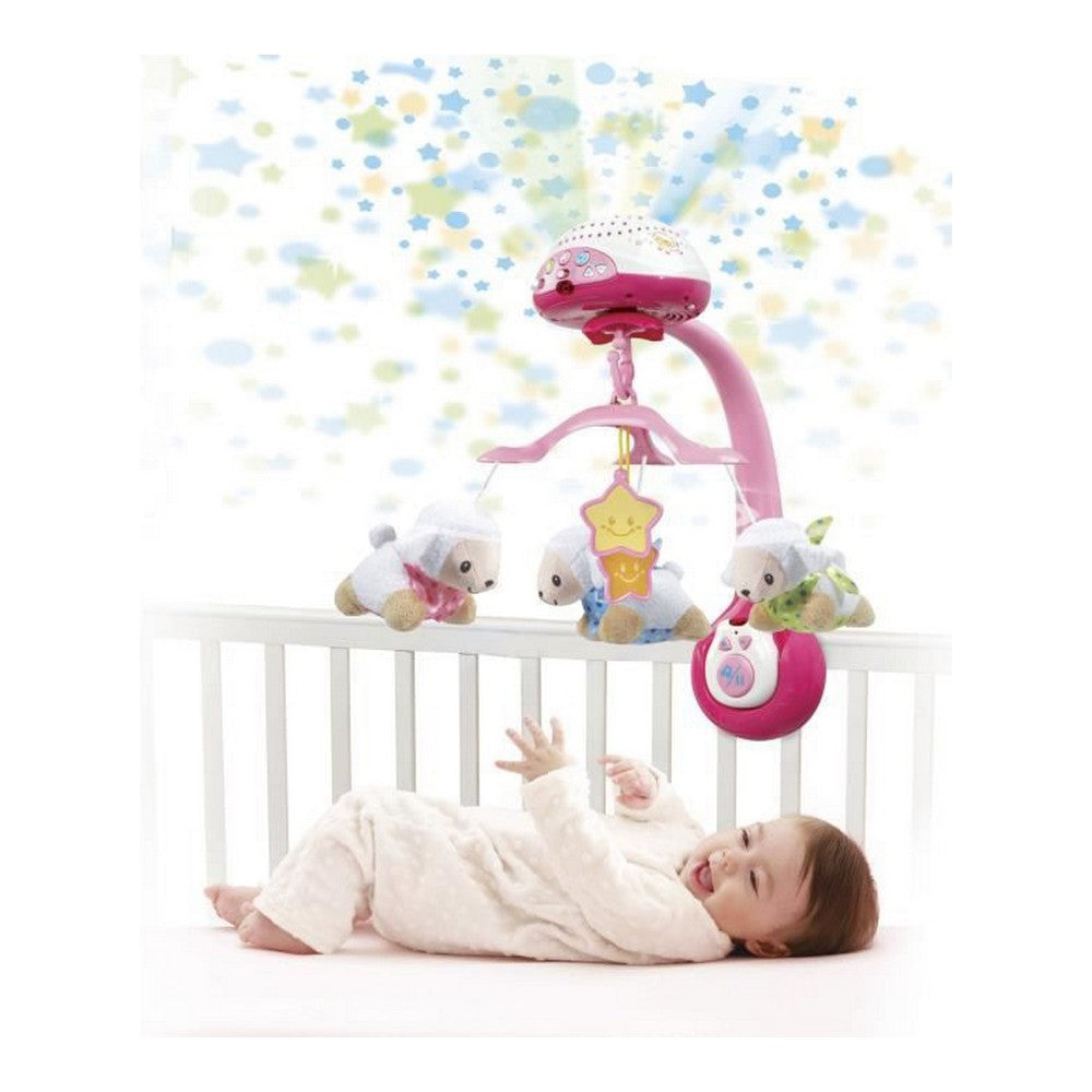 Vtech Baby Sheep Count Pink Baby Crib