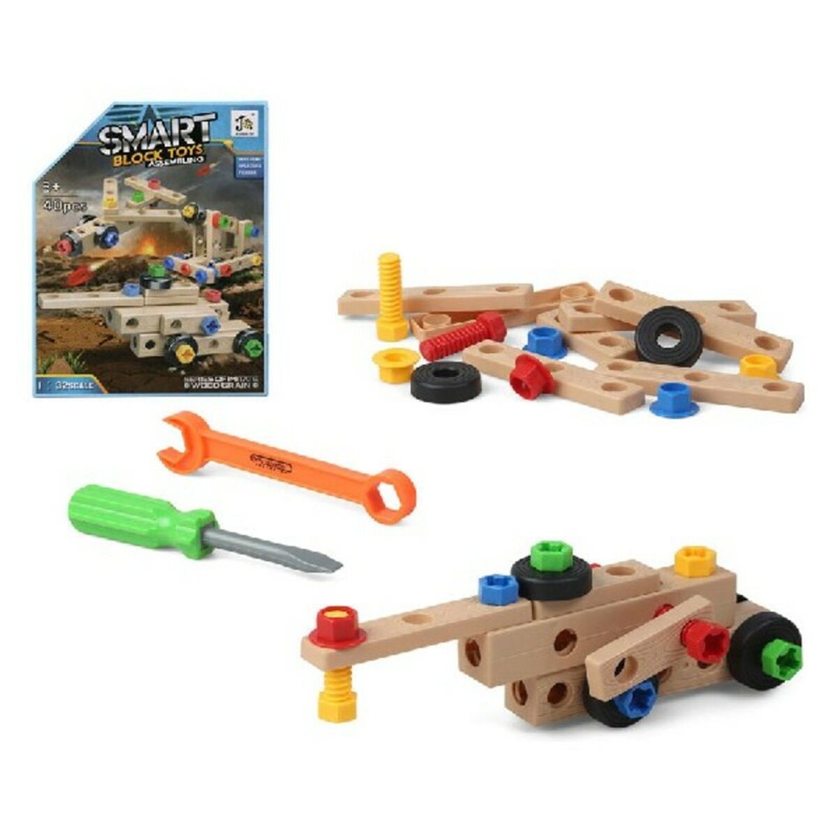 Construction set Smart  Block Toys (22 x 17 cm)