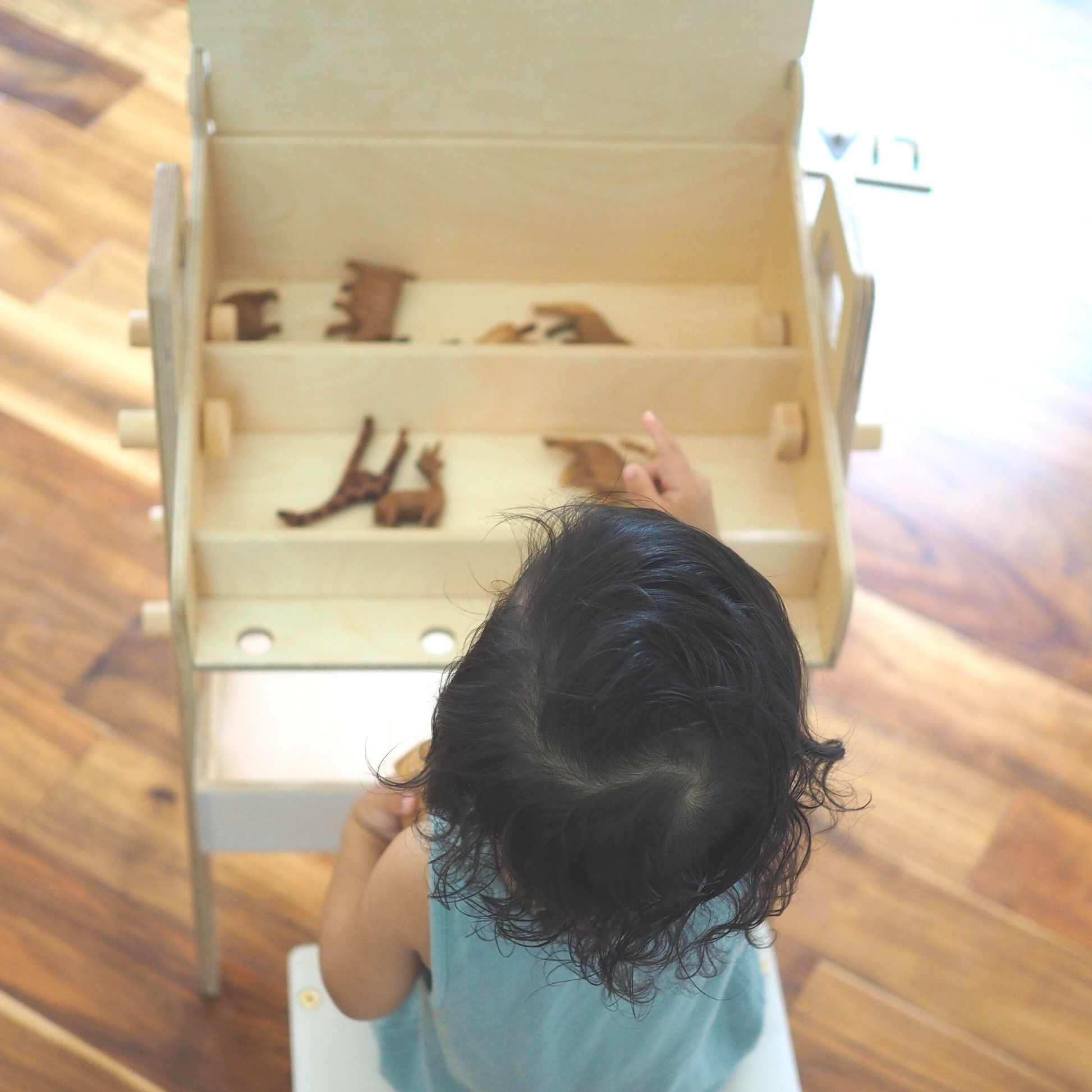 Chalkboard Art table - Montessori art table